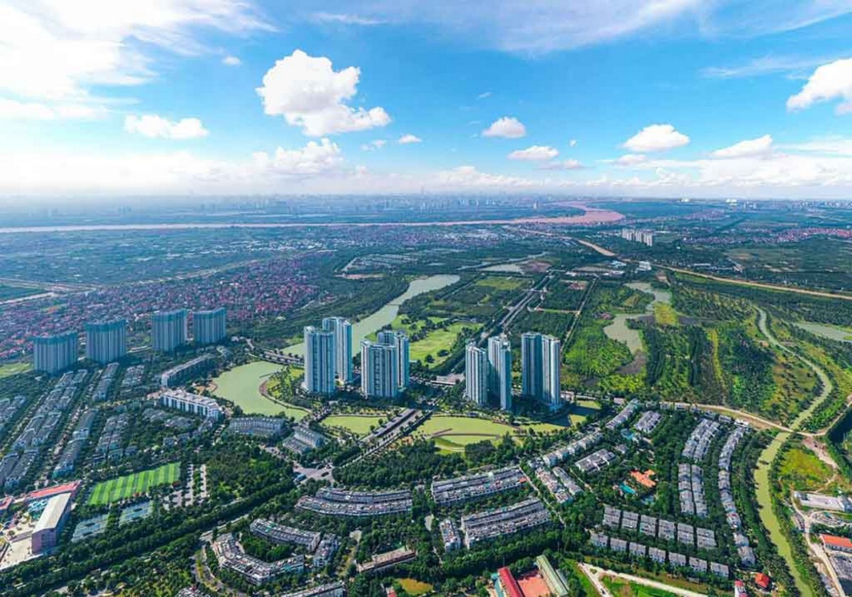 Phối cảnh tổng thể khu đô thị Ecopark Hưng Yên